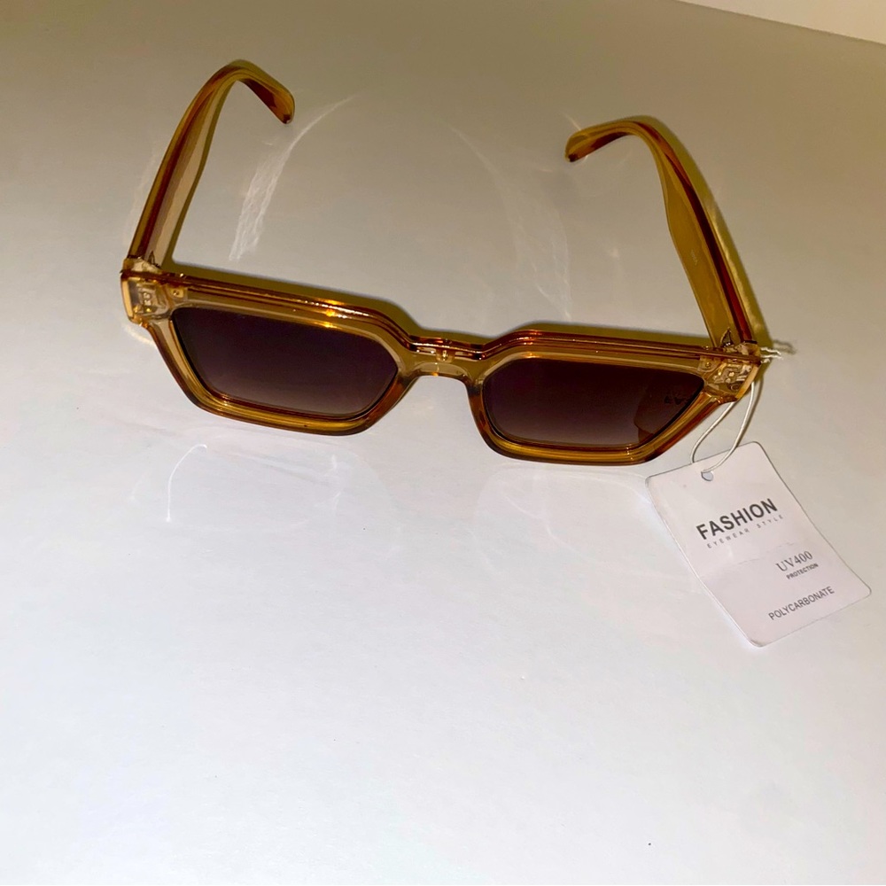 Fashion Eyewear Brown Sunglasses